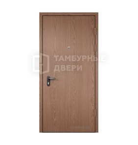 Дверь тамбурная глухая утепленная ламинат — винорит ТД-69